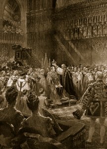 The Coronation Ceremony of 1902: The Position of King Edward VII during the Act of Crowning, from 